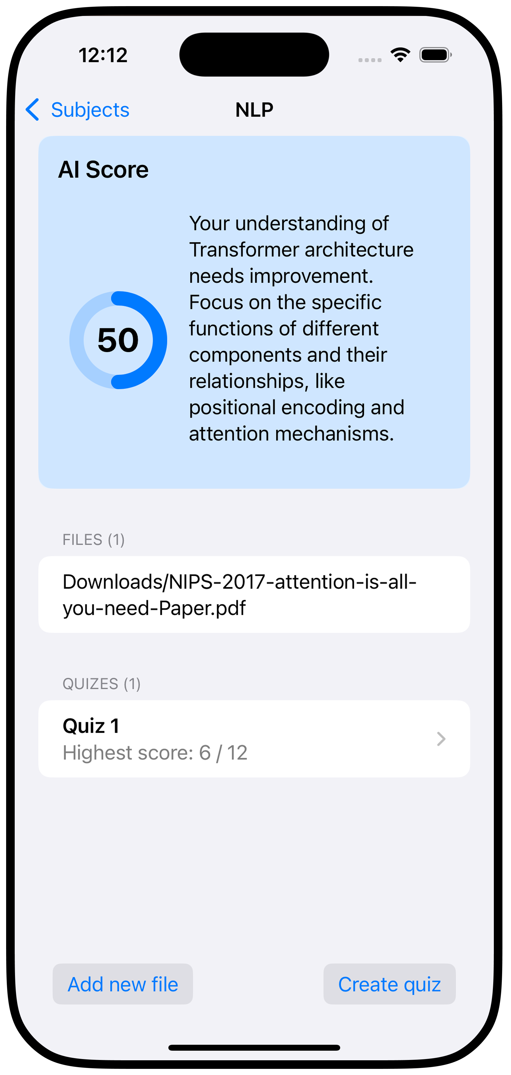 StudyAI project